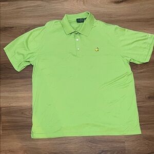 Masters Lime Green Polo Shirt XXL
